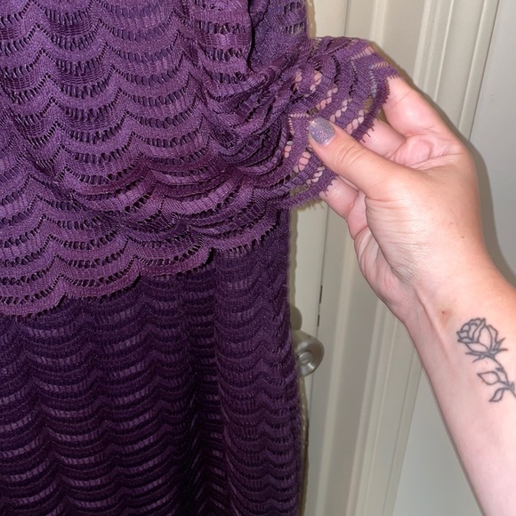 Purple lace cocktail dress - American Living - Picture 3 of 7